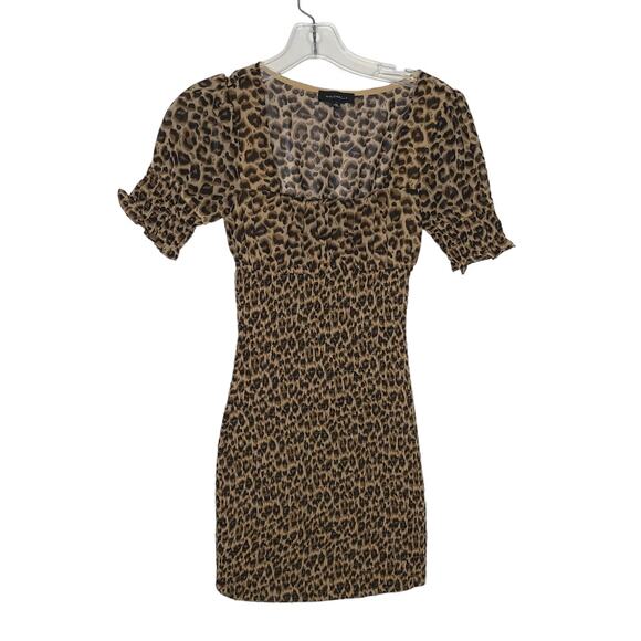 Majorelle Lexi Dress Smocked Mini Revolve Short Sleeves Ruched Bust Women XXS - Picture 2 of 11